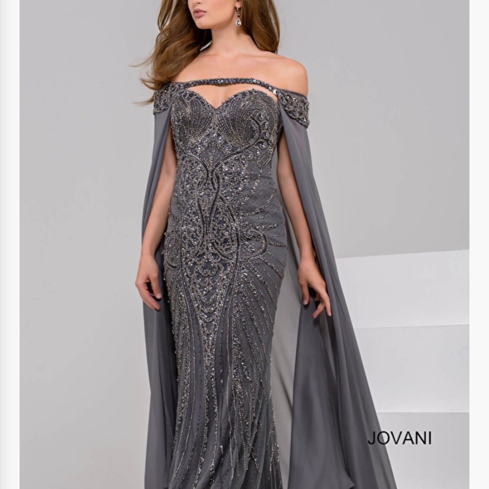 Jovani beaded evening dress